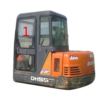 Het Graafwerktuig Windshield 5mm van linkerkantdaewoo DH55 Volvo dik