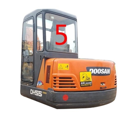 Witte de Achterkantpositie NO.5 van Graafwerktuigcab glass DAEWOO DH55