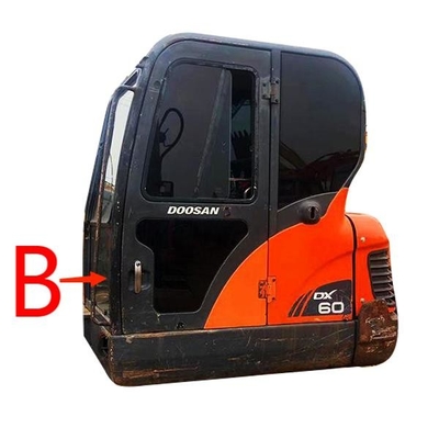 Het Windscherm van het Glasfront down position B van DX70 DH130 DH170 DOOSAN