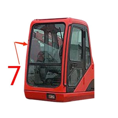 FCC DOOSAN Digger Glass Replacement Right Side Windschermglazen venster