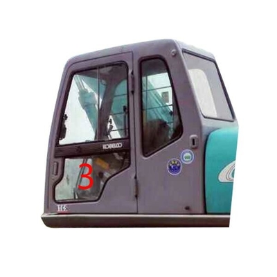 Van het Graafwerktuigcab glass tempered van de linkerdeur de Lagere Positie Positie NO.3