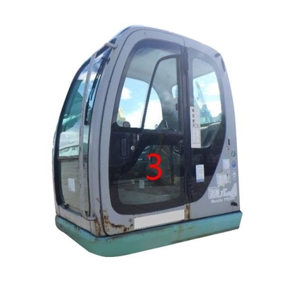OEM KOBELCO Vervanging van de de Positieno.3 Groene Voorruit van Graafwerktuigglass left door de Lagere