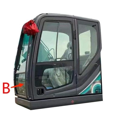 5mm het Glas van Graafwerktuigfront glass replacement green tempered voor Windscherm