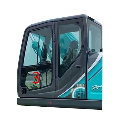 900mm KOBELCO Windscherm van de de Linkerdeur het Lagere Positie NO.3 van GraafwerktuigGlass