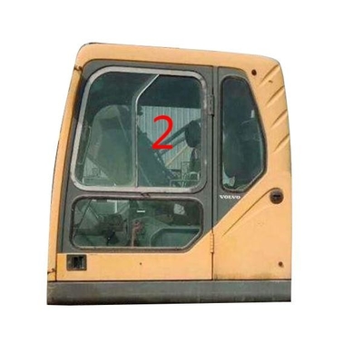 EC210B van de de Linkerdeurpositie No.2 van graafwerktuigdoor window replacement het Aangemaakte Glas Douane