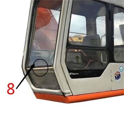 Ex-1 ex120-1 ex200-1 HITACHI-de Positieno.8 Aangemaakt Glas van Graafwerktuigglass right side