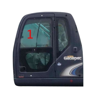 SK-6 SK-8 sk230-6 KOBELCO de Hellings Zijpositie NO.1 van Graafwerktuigglass tempered left