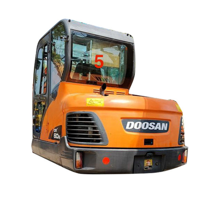 Van de het Glasbouw van DX55 DOOSAN van de de Machinecabine de Achterkantpositie NO.5