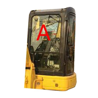 PC55MR PC55 5MM Dik de Cabineglas Aangemaakt Windscherm Front Glass van Graafwerktuigkomatsu