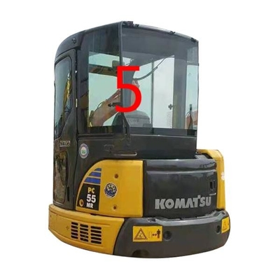 De Achterkant NO.5 van Window Replacement RoHS van het windschermpc55mr PC55 KOMATSU Graafwerktuig