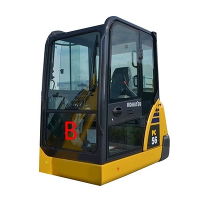 Pc56-7 het Aangemaakte Position.B Glas van PC56 Front Down Komatsu Excavator Glass Vervanging