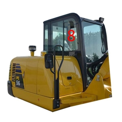 Pc56-7 van het Graafwerktuigwindow replacement right van PC56 KOMATSU de Zijpositie No.8