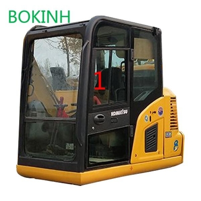 Pc60-8 pc70-8 KOMATSU van de de Linkerkantpositie van het Cabineglas de Helling NO.1 5mm dik