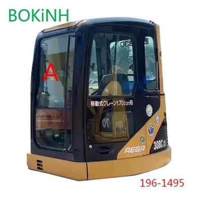 196-1495 CATERPILLAR-Cabineglas Front Up Position een Aangemaakt Windscherm