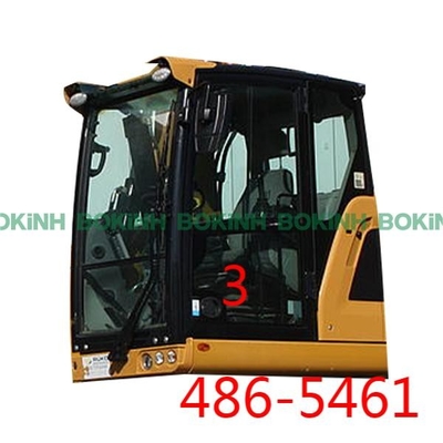 486-5461 CATERPILLAR-van de de Linkerdeur het Lagere Positie van het Cabineglas Aangemaakte Glas NO.3