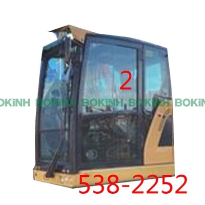 538-2252 Caterpillar-Zij Recht de Positieno.2 Aangemaakt Glas van Graafwerktuigreplacement glass left