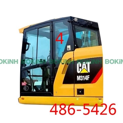 486-5426 CATERPILLAR-van de de Linkerdeur het Achterpositie van het Cabineglas Aangemaakte Glas NO.4