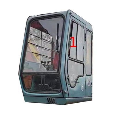 AT154426 HITACHI Graafmachine Cabine Venster Gehard Glas Links Schuine Zijkant Positie NO.1