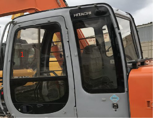 4457141 HITACHI-van de het Glasrechterkant van Graafwerktuigcab window tempered de Positie No.7