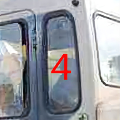 Witte de Linkerdeur Achterpositie NO.4 van Graafwerktuigdoor window replacement