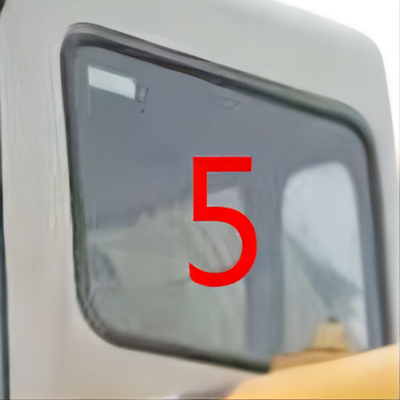 HD820 het aangemaakte Zijno.5 Windscherm van KATO Glass Excavator Cabin Back