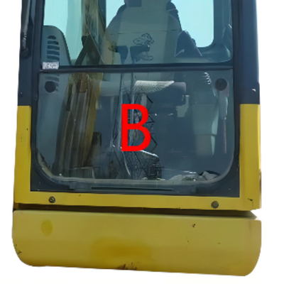 Front Down Komatsu Excavator Glass Vervanging Aangemaakt Digger Glass