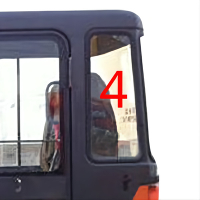 Aangemaakte de Vervanging van het Graafwerktuigrear windshield glass van DAEWOO DH55