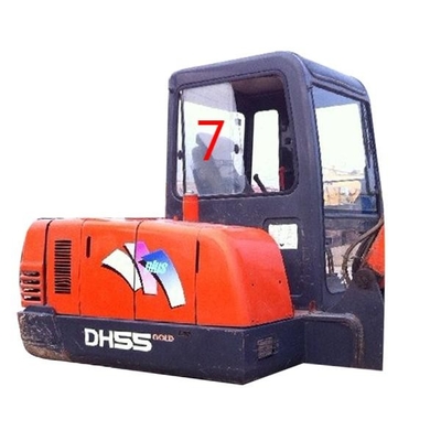 Van het Graafwerktuigkomatsu cab glass van PUNTdaewoo DH55 de Rechterkantpositie NO.7