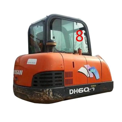 Dh60-7 DH55 Zonne 55v-WV DOOSAN Glas Aangemaakt Mini Excavator Glass