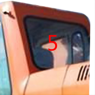 Dh215-9 het Glas van graafwerktuigCabin DOOSAN maakte Achterzijruitvervanging aan