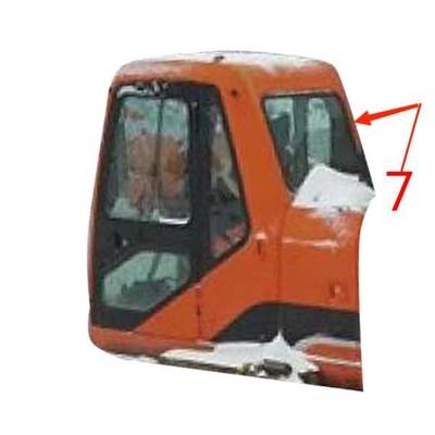 FCC DOOSAN Digger Glass Replacement Right Side Windschermglazen venster