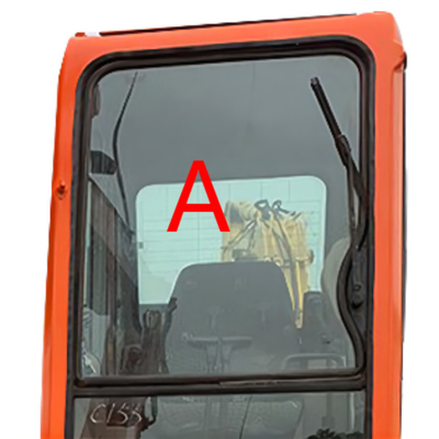 Dx225lc-7 dx150lc-7 Graafwerktuig Windscreen Replacement DOOSAN Front Up Position A