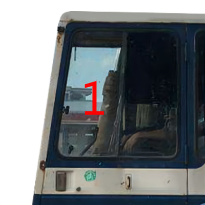 Hoog de Cabineglas Verlaten Graafwerktuig Door Window Replacement van Schokweerstandkomatsu