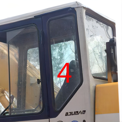 Van het Graafwerktuigcab glass for van KOMATSU van de de Gravers Linkerdeur de Achterkantpositie No.4