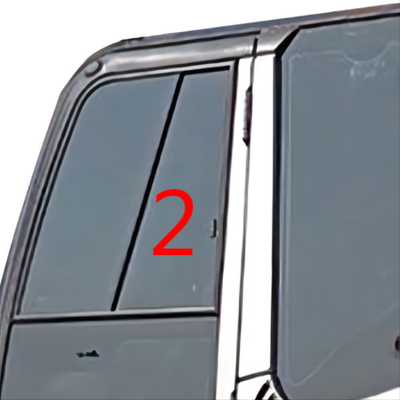 Het rechte Graafwerktuig Glass Replacement 4mm van de Positie Linkerdeur dik
