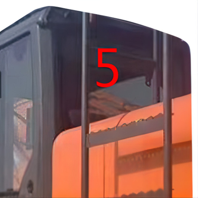 Aangemaakt HITACHI-Graafwerktuig Cab Glass 5mm Achterzijruitvervanging
