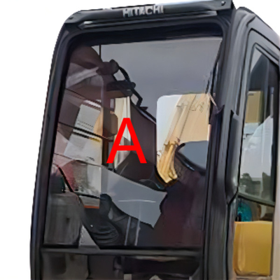 790mm Hoogtehitachi Graafwerktuig Cab Glass Front Up Position A