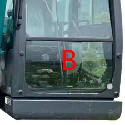 5mm het Glas van Graafwerktuigfront glass replacement green tempered voor Windscherm