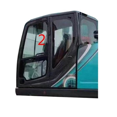 4mm Graafwerktuig Cab Glass van het Linkerkant het Windscherm Aangemaakte Glas KOBELCO