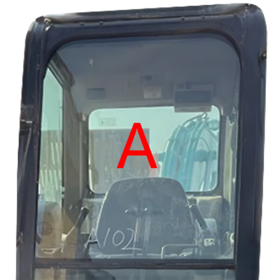 De Cabineglas Front Up Position van E320C E320D CATERPILLAR een Aangemaakt Windscherm