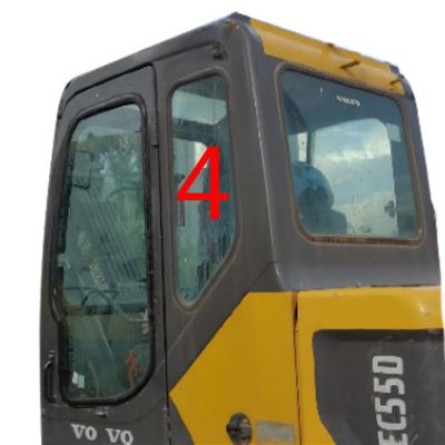 EW55C VOLVO-de Linkerdeur Achterpositie NO.4 van het Windschermglazen venster