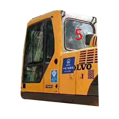 De buigende Bestand VOLVO-Cabine van de de Bouwmachine van het Windschermglas