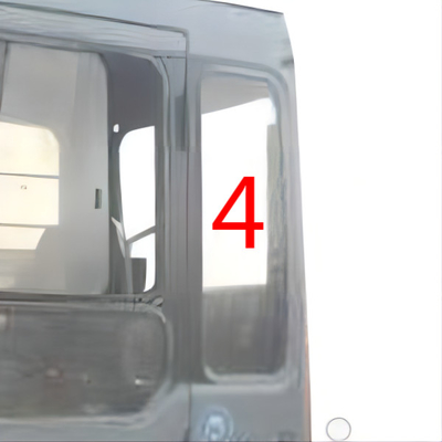 De Achterpositie NO.4 van Glass Left Door van het PUNThitachi Graafwerktuig