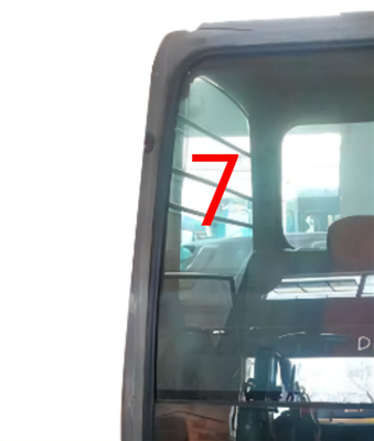 Het goede Thermische Glas van Cab Glass Right van het Stabiliteitsgraafwerktuig Zij Grote Aangemaakte