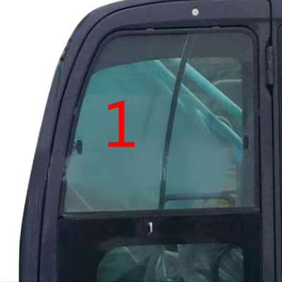 SK-6 SK-8 sk230-6 KOBELCO de Hellings Zijpositie NO.1 van Graafwerktuigglass tempered left