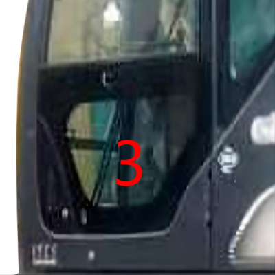 SK-6 SK-8 sk230-6 SK50 KOBELCO de Lagere Groene Positie NO.3 van Graafwerktuigglass left door