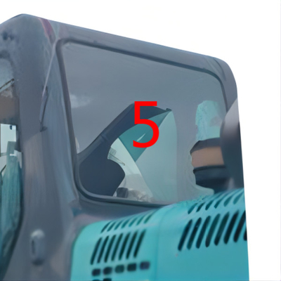 SK-6 SK-8 sk230-6 KOBELCO van de de Achterkantpositie NO.5 van Graafwerktuigglass left door het Aangemaakte Glas Windscherm