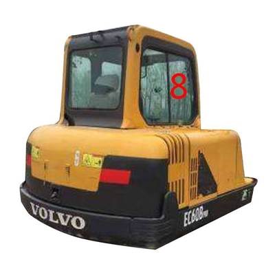 Van het Graafwerktuigwindshield right side van RoHSvolvo de Positie No.8
