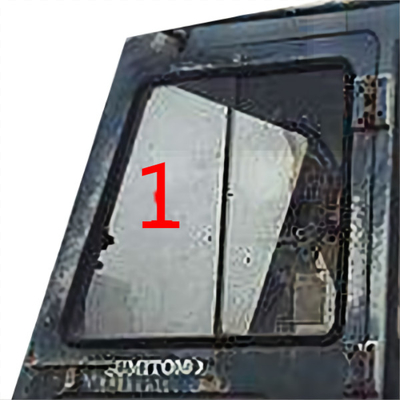Van de het Glasbouw van SH280 S280 de Windscherm Aangemaakte van de de Machinecabine Linkerdeur