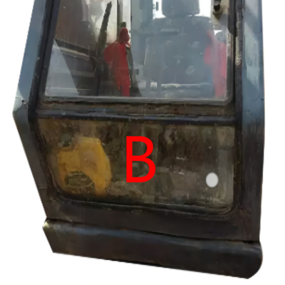 S280 van de de Bouwmachine van Graafwerktuigdoor window replacement de Cabine Front Windscreen